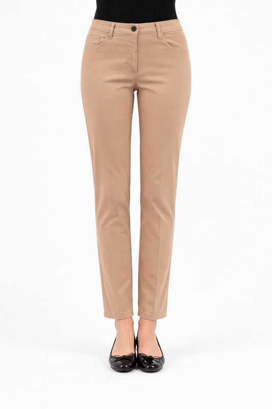 High-rise stretch jeans by Persona by Marina Rinaldi with sleek fit and comfortable fabric