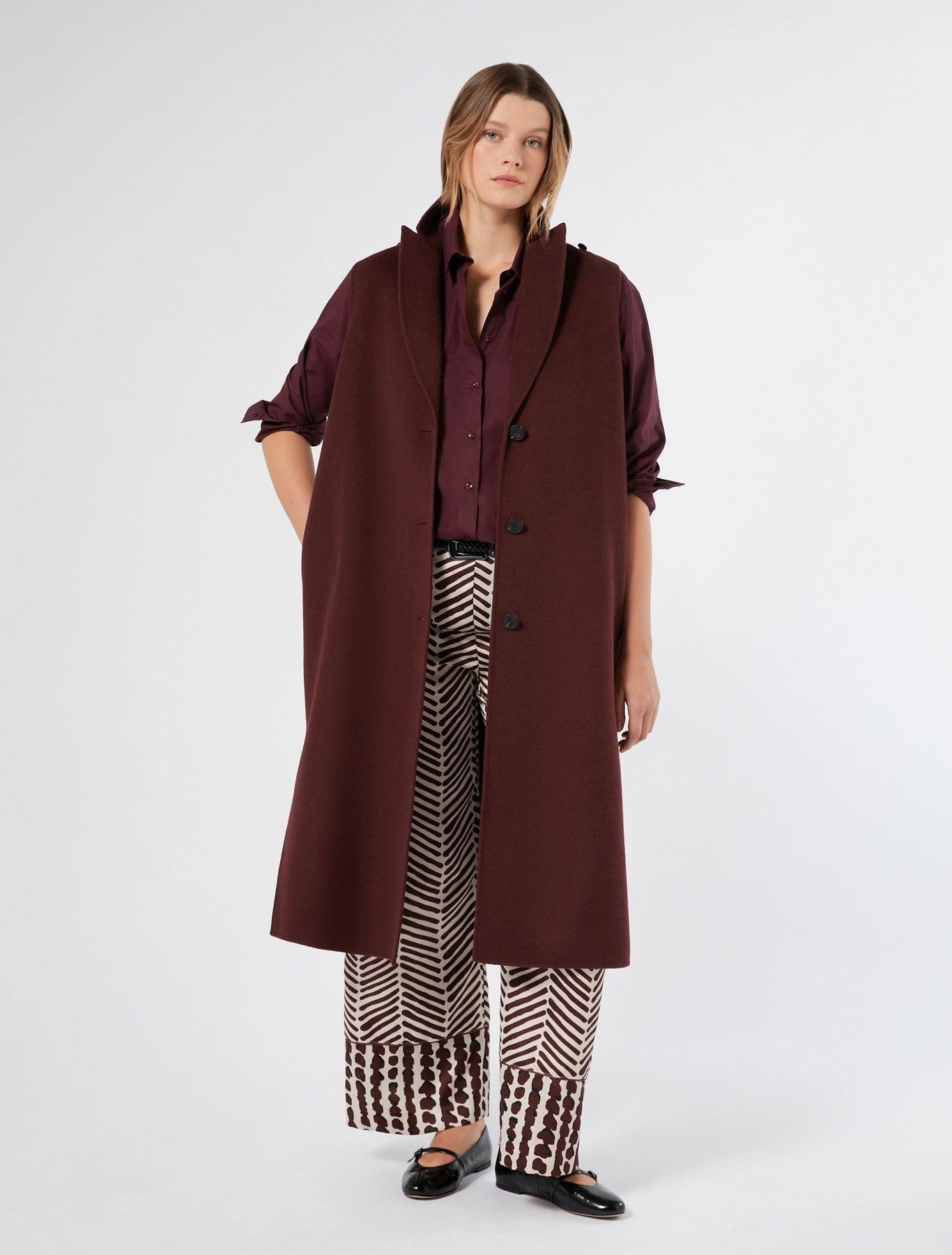 ACCIAIO Transformable Wool-Blend Coat – Persona by Marina Rinaldi