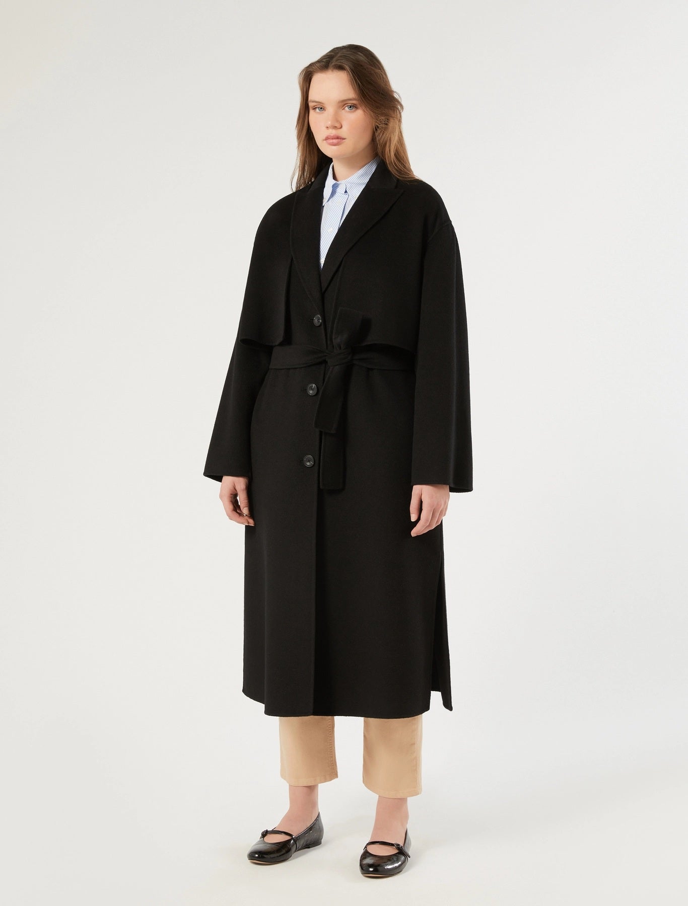 ACCIAIO Transformable Wool-Blend Coat – Persona by Marina Rinaldi