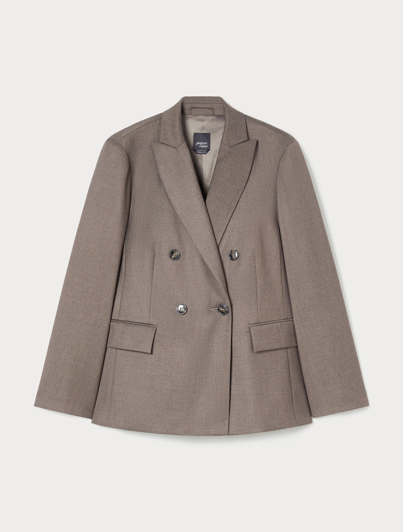 Stretch flannel blazer ZAIRA