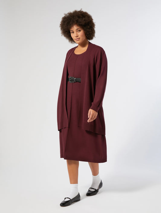 MIRETTA Midi Dress in Stretch Viscose – Persona by Marina Rinaldi