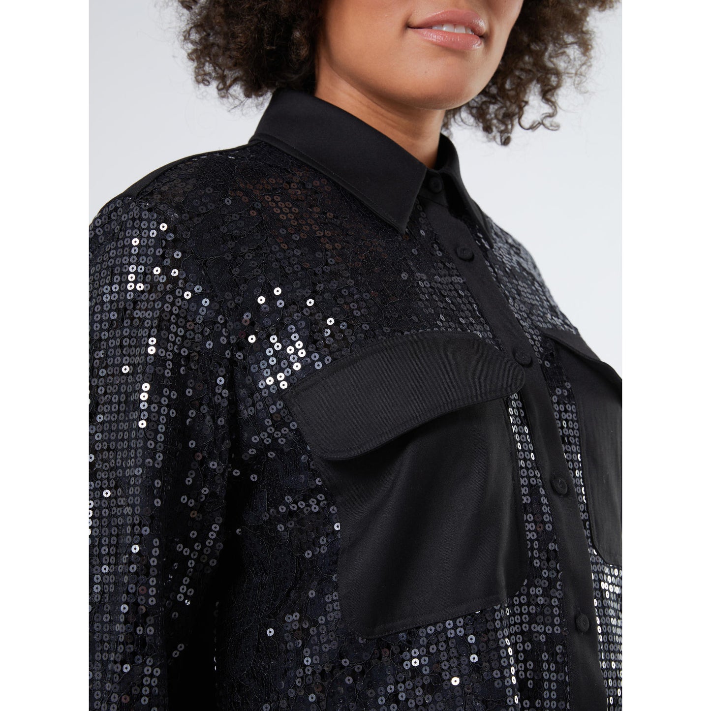 MIRELLA Sequin Blouse by Persona by Marina Rinaldi