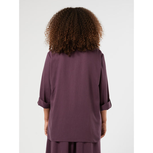 URBANO Tencel blazer in fluid twill with relaxed fit and horn-effect buttons