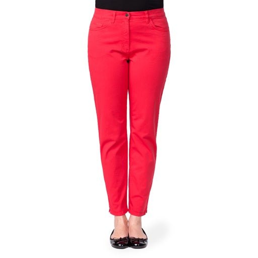 High-rise stretch jeans by Persona by Marina Rinaldi with a sleek, comfortable fit and clean leg line
