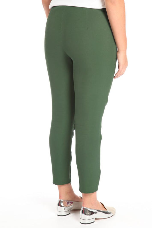 Trousers RAMPA luxury knitted trousers with zipper detail and French pockets in 100% viscose