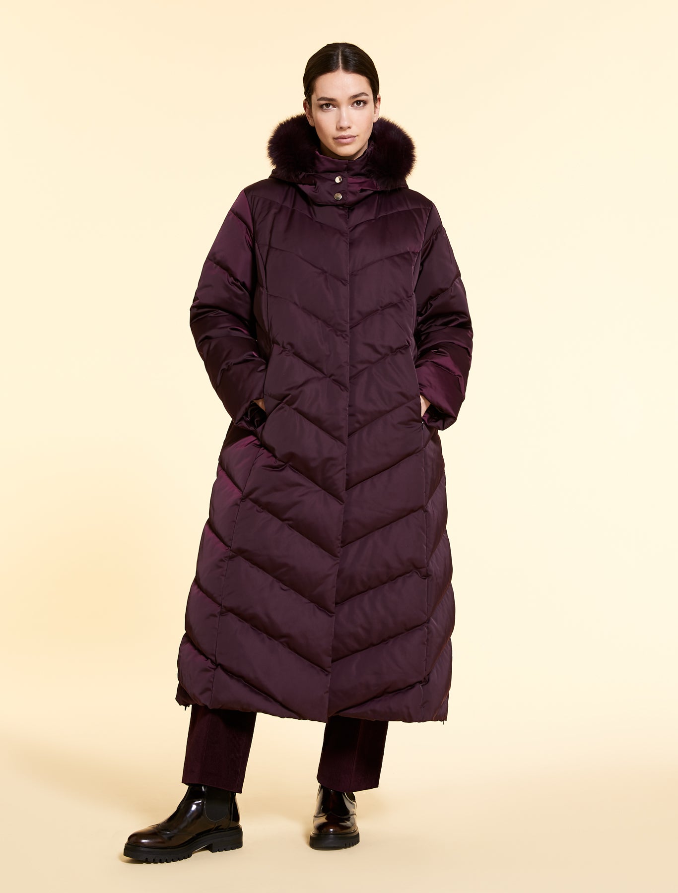 Down coat PATRASSO brand Marina Rinaldi