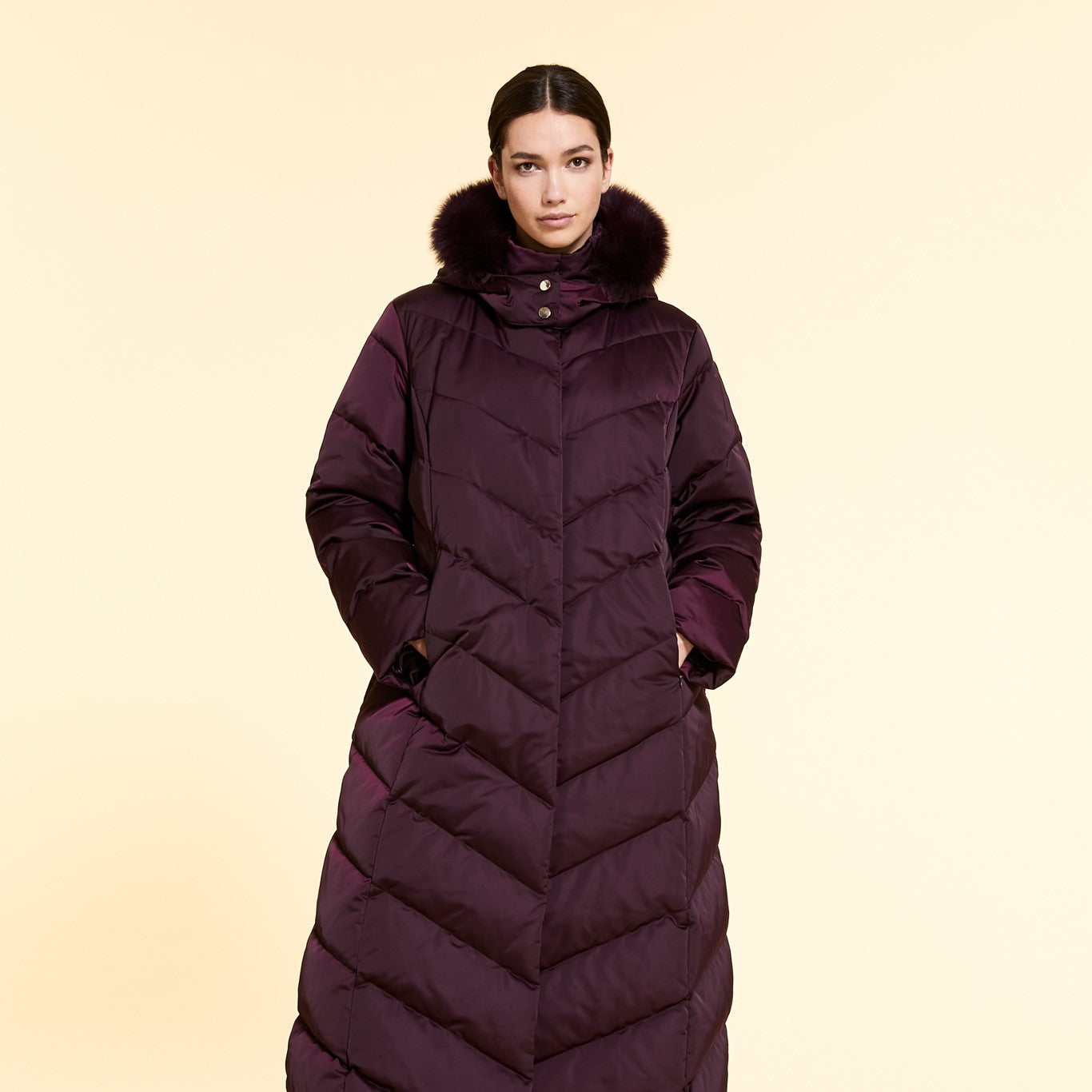 Down coat PATRASSO brand Marina Rinaldi