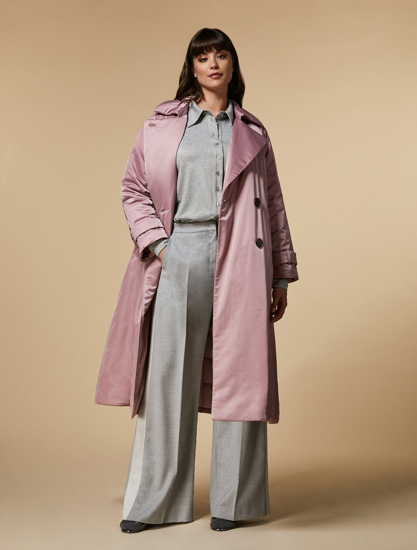 Quilted coat PEPITA brand Marina Rinaldi