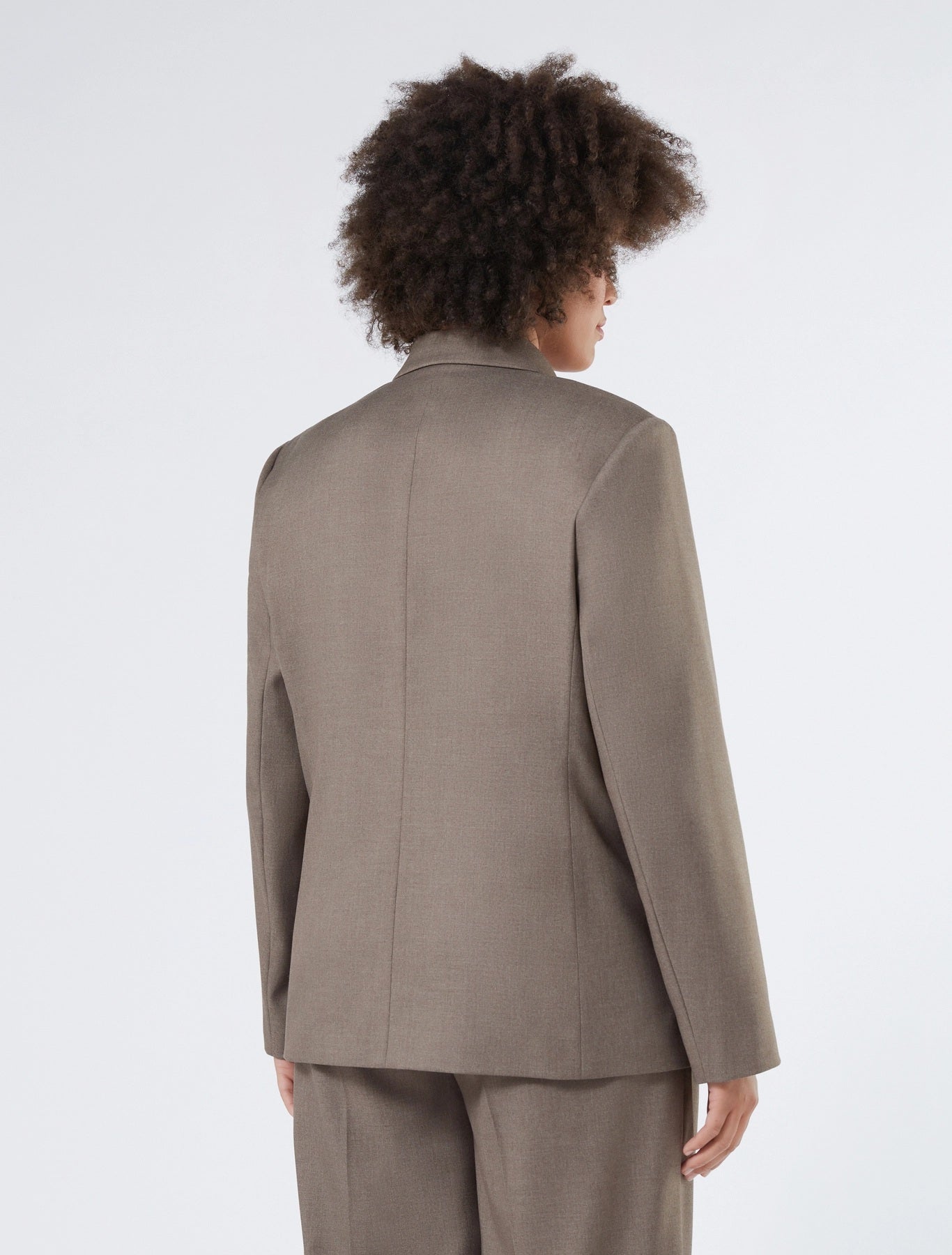 Stretch flannel blazer ZAIRA