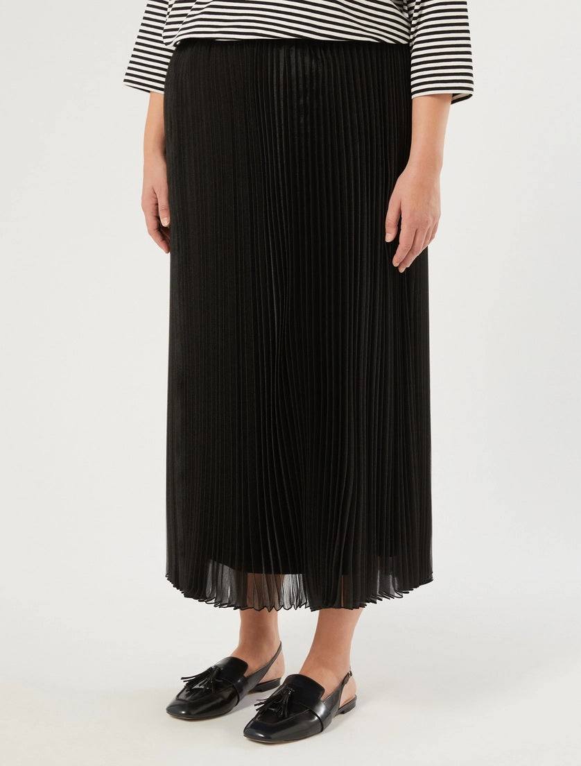 Fiesta pleated black organza skirt by Persona by Marina Rinaldi