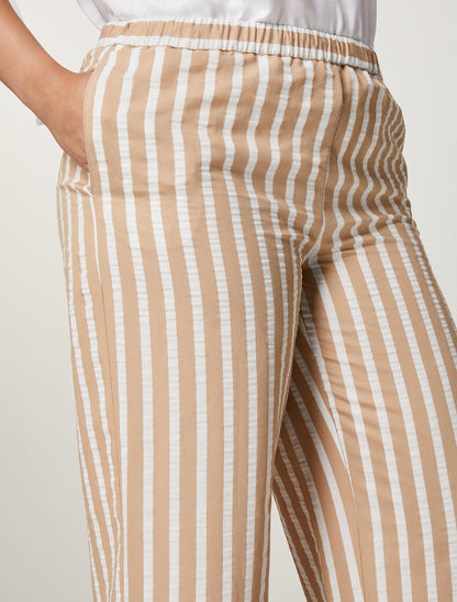 CRISMA Striped Palazzo Trousers – Persona by Marina Rinaldi