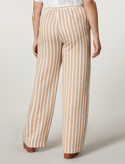 CRISMA Striped Palazzo Trousers – Persona by Marina Rinaldi