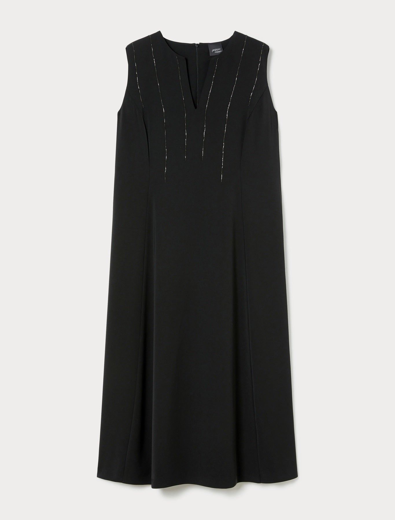 VETRO flared stretch cady dress