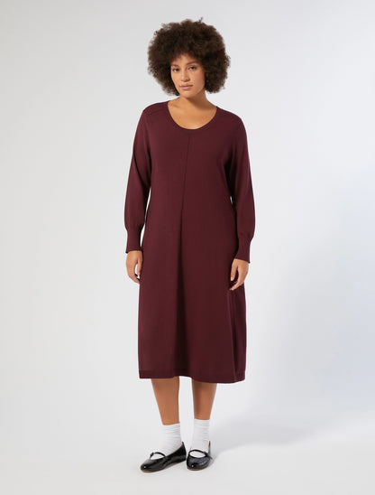 MIRETTA Stretch Viscose Midi Dress – Persona by Marina Rinaldi (N.O.W. Collection)
