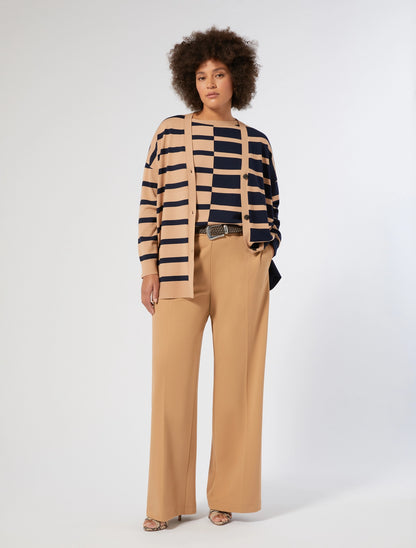 COTTAGE Striped Viscose Sweater – Persona by Marina Rinaldi (N.O.W. Collection)
