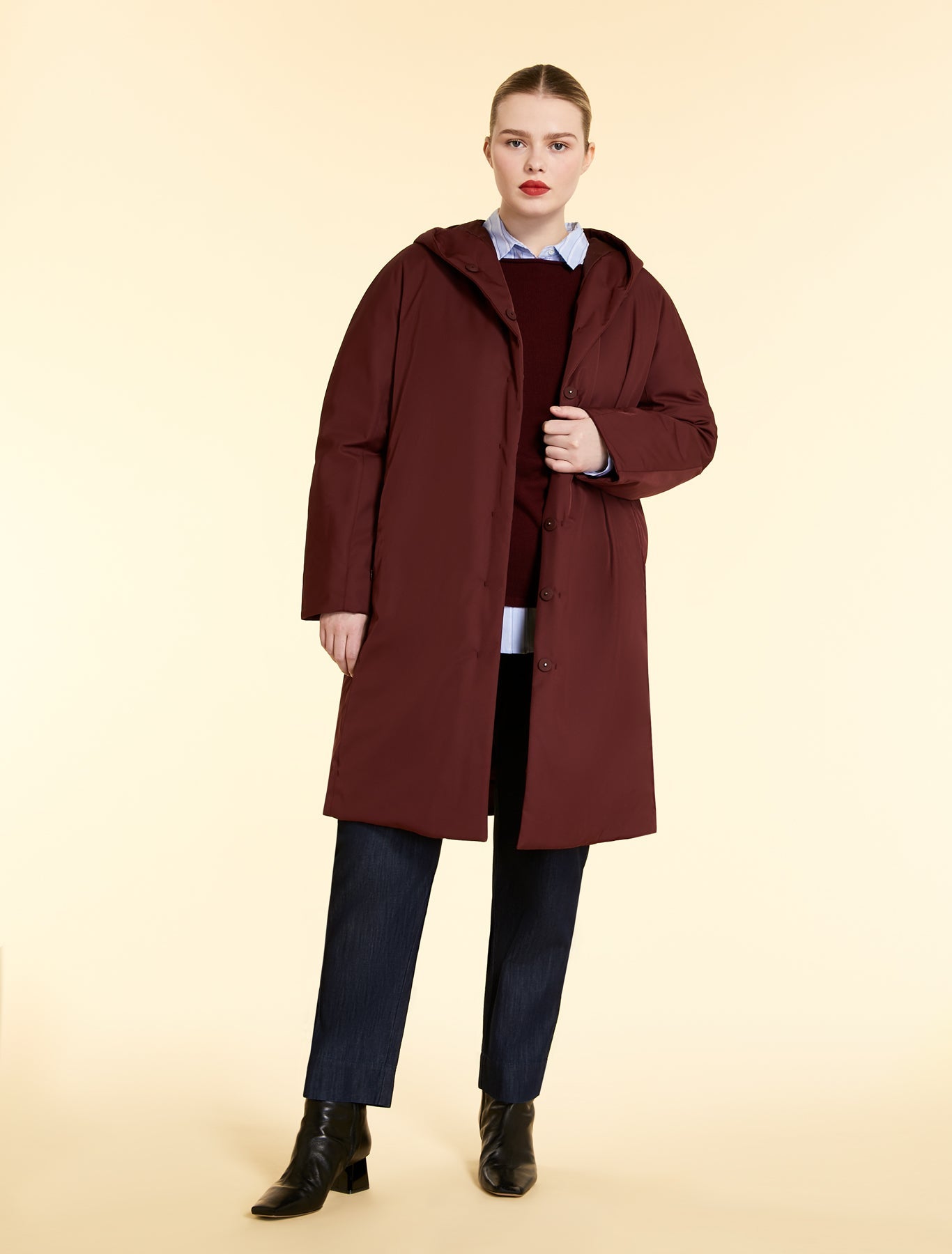 Down coat PEPITA brand Marina Rinaldi