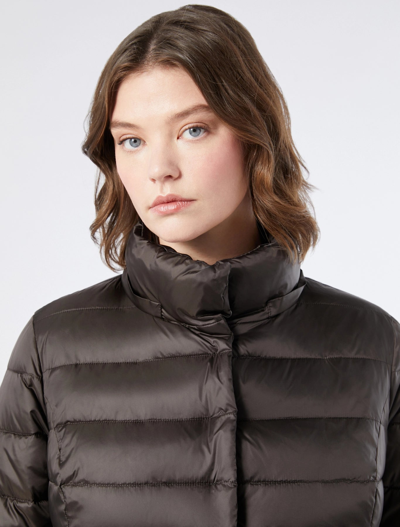 VIADANA iridescent puffer coat