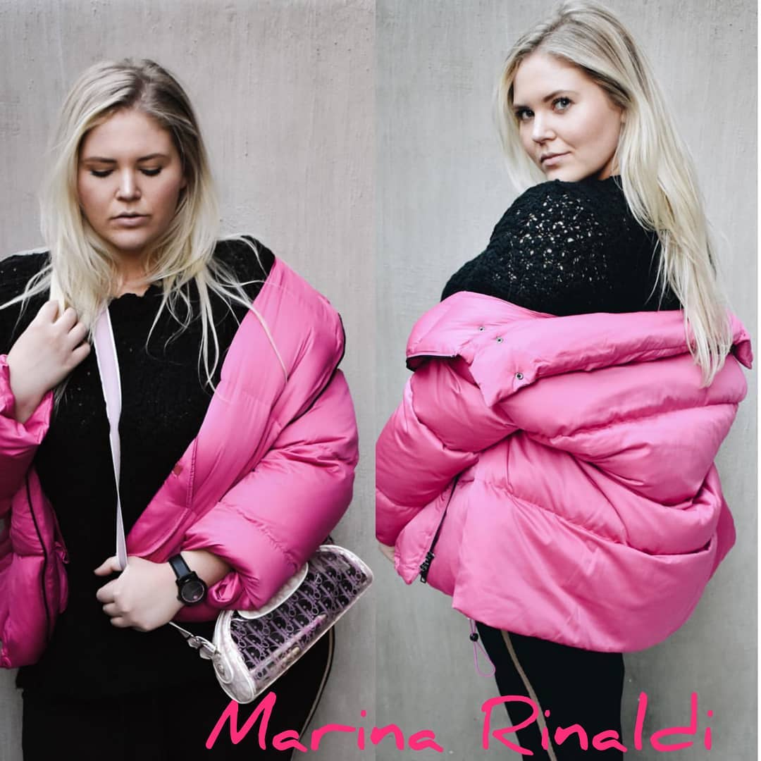 Down jacket PAMIR brand Marina Rinaldi