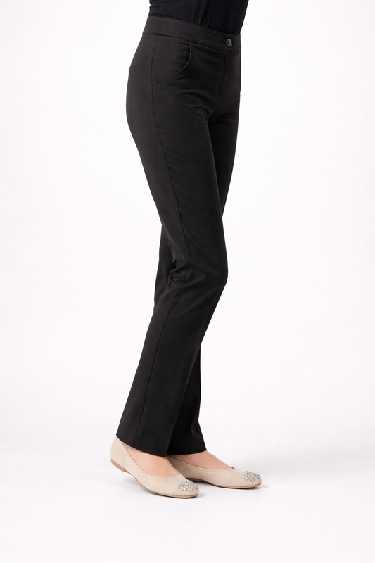 BAGORDO classic trousers by Persona by Marina Rinaldi tailored cotton blend office wear