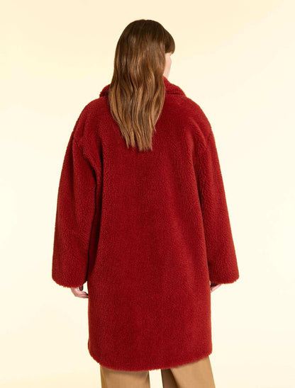 Camel wool Coat TAROCCHI with wide lapels and French pockets