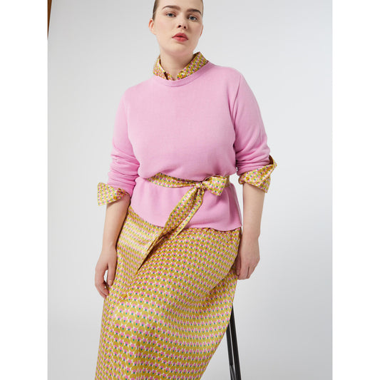 Feminine lines and exclusive prints for this flowing twill shirt dress-Giudea. You can cinch it at the waist with the matching belt, to combine comfort and style on all occasions.&nbsp;
This item is part of the N.O.W. collection.

• Printed twill
• Flowing style
• Shirt collar
• Concealed fastening with buttons
• Long sleeves
• Slits at the hem
• Matching belt