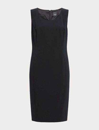 Elegant Dress DAMIERE princess-style with round neckline and detachable sleeves