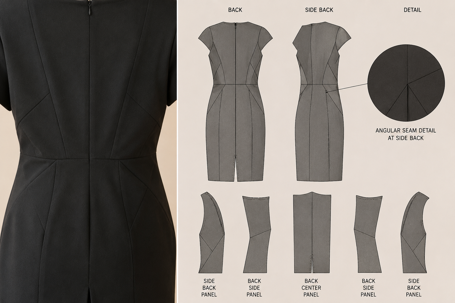 Classic DOLL dress by Persona by Marina Rinaldi featuring a sheath silhouette, short sleeves, and V-neckline in a comfortable lyocell blend.