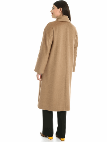 Camel wool Coat TIGROTTO Marina Rinaldi