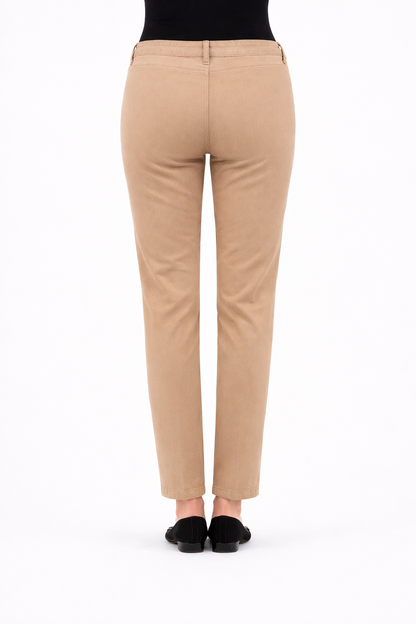 High-rise stretch jeans by Persona by Marina Rinaldi with comfortable stretch fabric and sleek silhouette