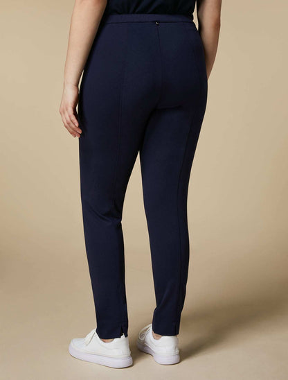 Leggings OCCHIATA slim fit Milano knitted jersey with elastic waistband and arrow hem details
