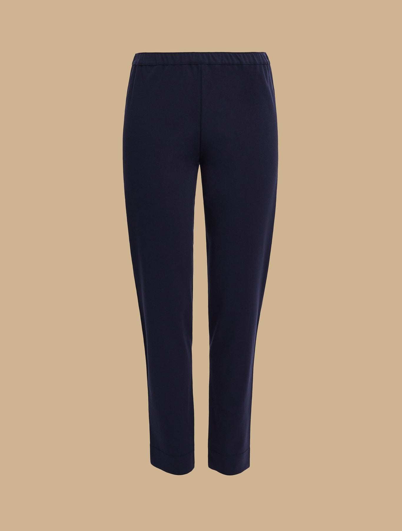 Leggings OCCHIATA Milano knitted jersey slim fit with ergonomic arrow hem details