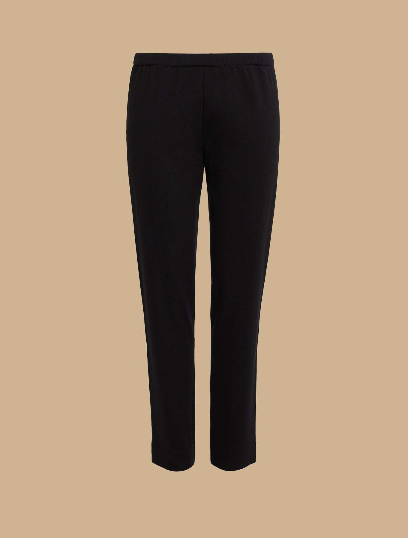 Leggings OCCHIATA medium-rise slim fit Milano knitted jersey leggings with ergonomic arrow hem details and elastic waistband