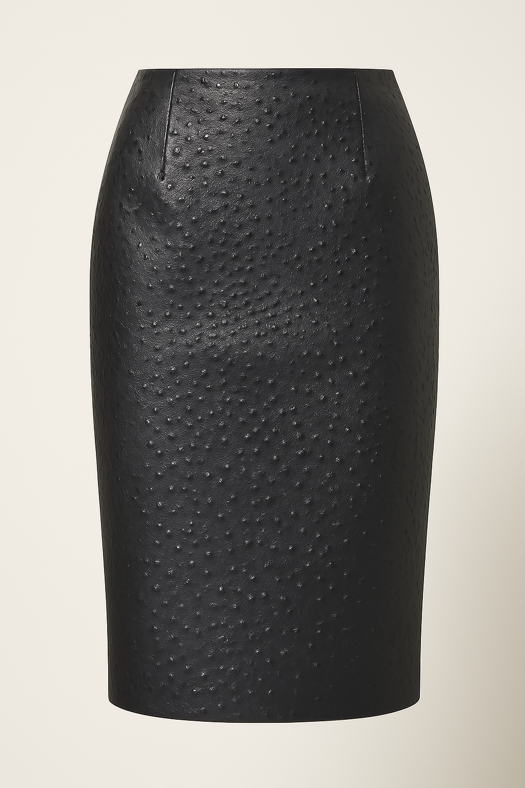 CERTO skirt by Marina Rinaldi in ostrich-effect fabric pencil silhouette plus-size design