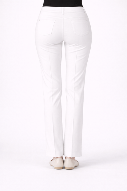 BAGORDO classic trousers by Persona by Marina Rinaldi in tailored cotton with stretch for office and smart casual wear