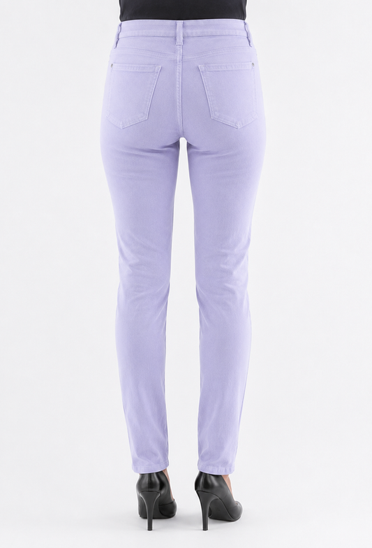 RISAIA classic trousers in linen-cotton blend with tailored waistband and pockets for versatile summer wear
